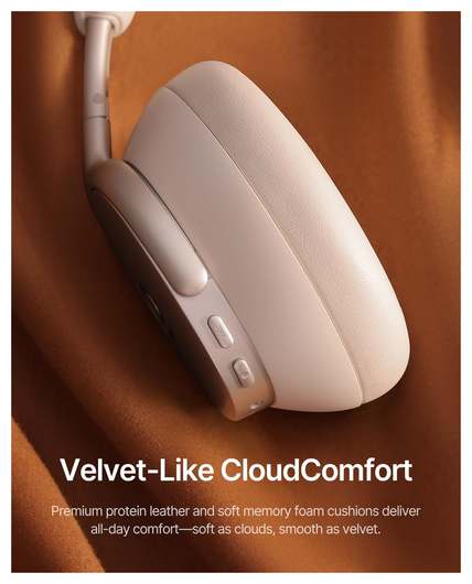 Baseus Inspire XH1 Noise Cancelling Draadloze Koptelefoon ANC Wit afbeelding 11