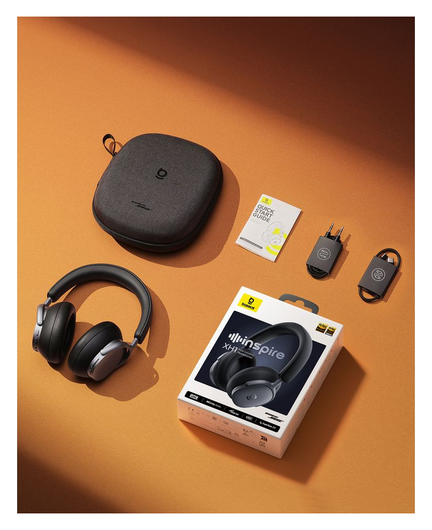 Baseus Inspire XH1 Noise Cancelling Draadloze Koptelefoon ANC Zwart afbeelding 10