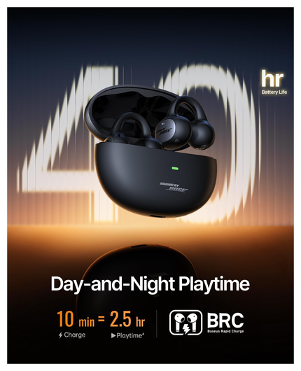 Baseus Inspire XC1 Open-Ear Draadloze Bluetooth Sport Oordopjes Zwart afbeelding 7