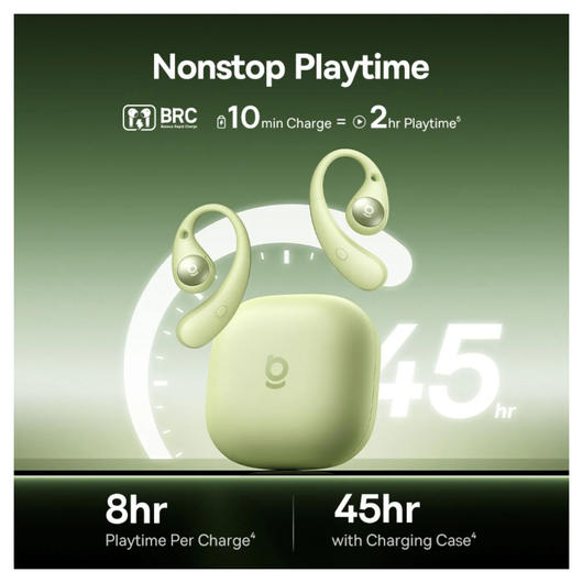 Baseus Eli Sport 2 Open-Ear True Wireless Earbuds Draadloze Oordopjes Zwart afbeelding 3