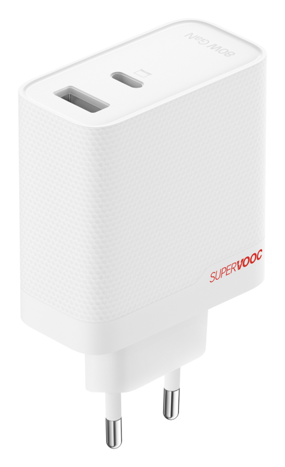 Originele OnePlus SUPERVOOC 80W Snellader + USB-C Kabel 1M Wit afbeelding 2