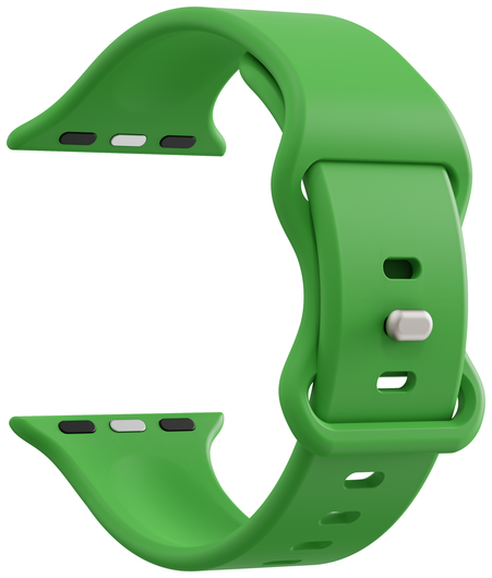 SBG Siliconen Apple Watch Band 1-11/SE/Ultra - 49/46/45/44/42MM - Lichtgroen afbeelding 3