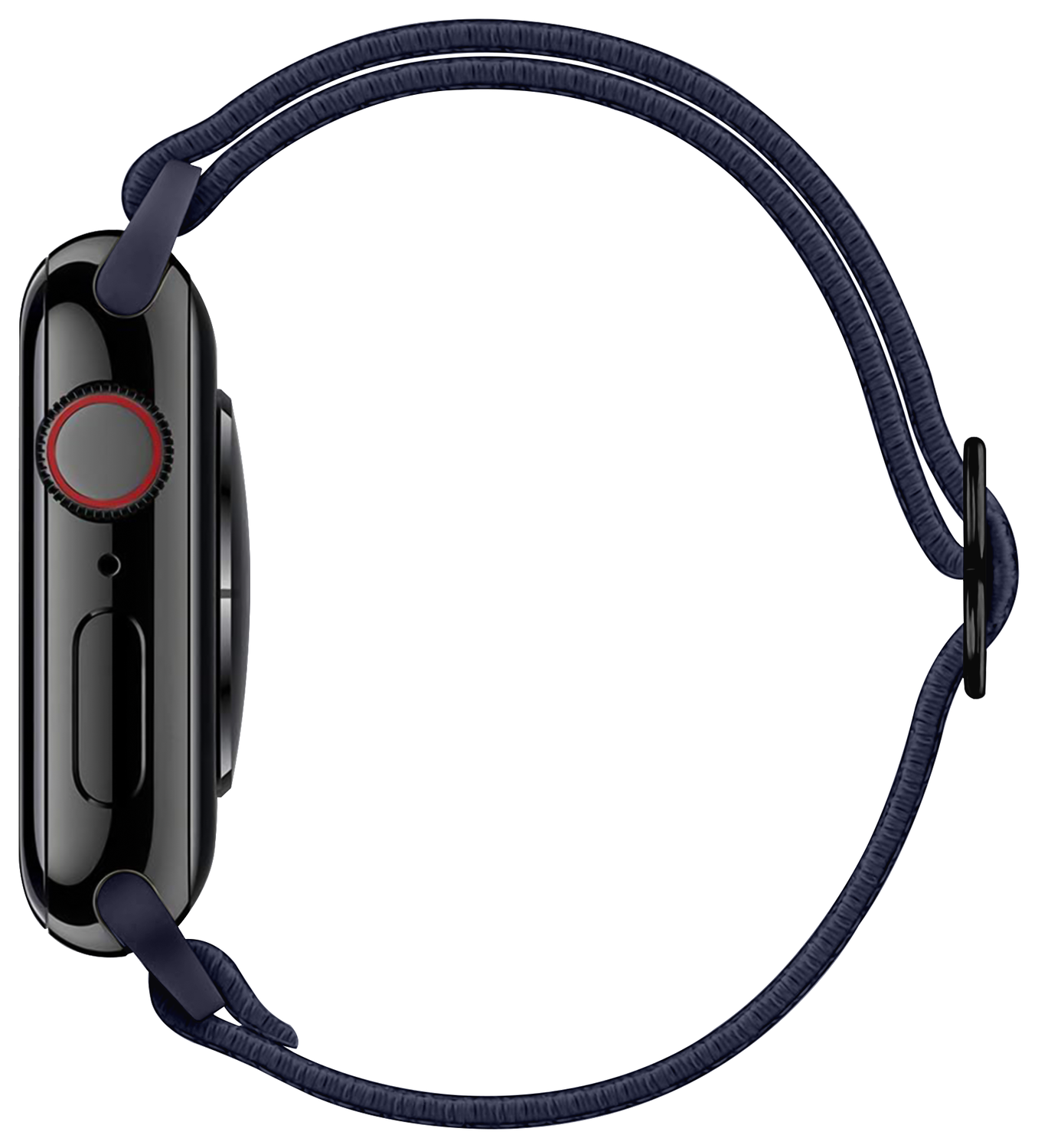 SBG Nylon - Apple Watch Bandje - 1-11/SE/Ultra - 49/46/45/44/42MM - Donkerblauw afbeelding 12