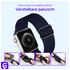 SBG Nylon - Apple Watch Bandje - 1-11/SE/Ultra - 49/46/45/44/42MM - Donkerblauw afbeelding 2
