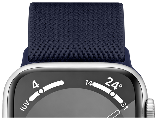 SBG Nylon - Apple Watch Bandje - 1-11/SE - 38/40/41/42MM - Donkerblauw afbeelding 10