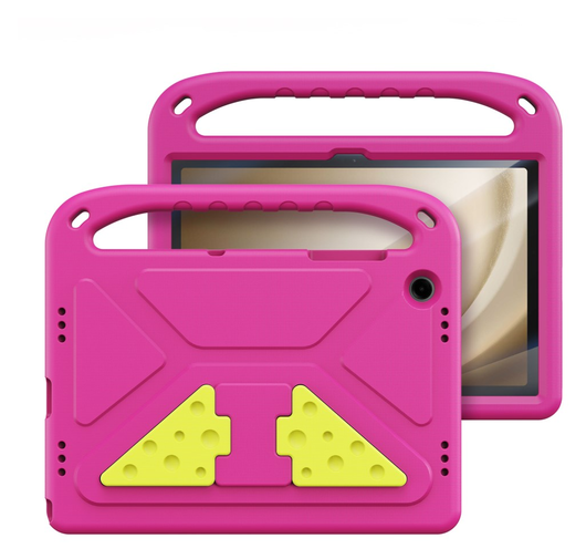 Dux Ducis PUFF Samsung Tab A11 Plus / A9 Plus Kinder Tablethoes Handvat Roze afbeelding 2