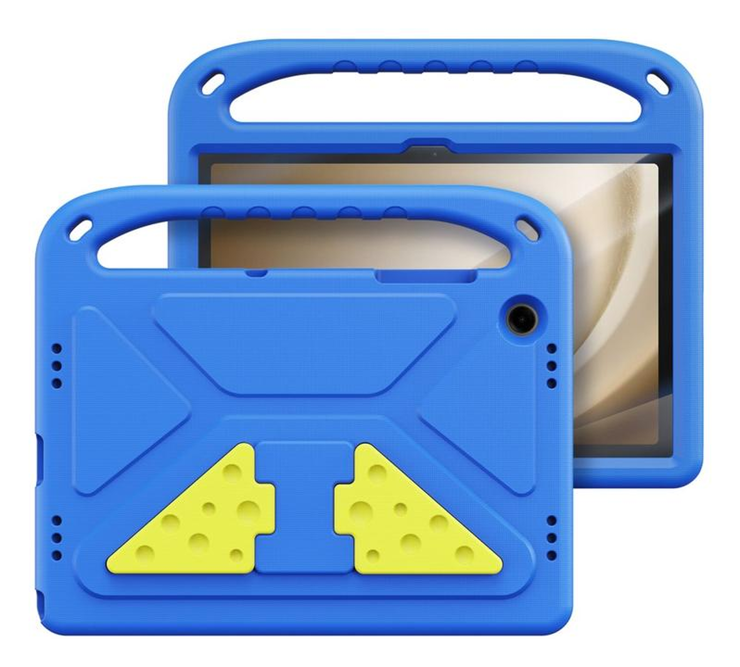 Dux Ducis PUFF Samsung Tab A11 Plus / A9 Plus Kinder Tablethoes met Handvat Roze afbeelding 2