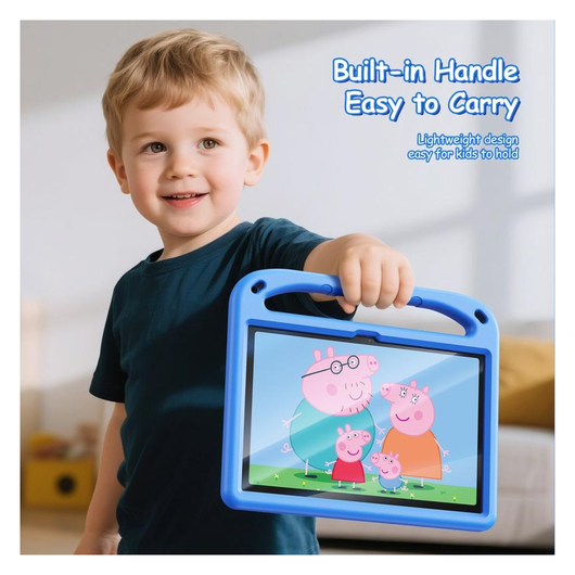 Dux Ducis PUFF Samsung Tab A11 Plus / A9 Plus Kinder Tablethoes met Handvat Roze afbeelding 6