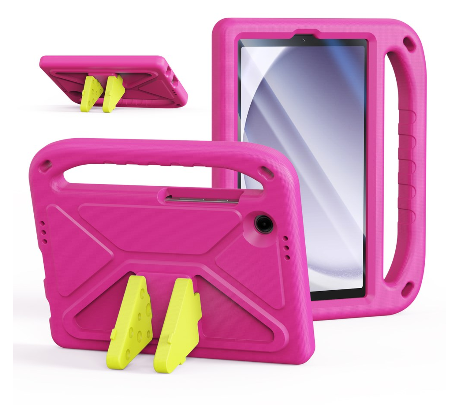 Dux Ducis PUFF Samsung Tab A11 / Tab A9 Kinder Tablethoes met Handvat Roze afbeelding 1