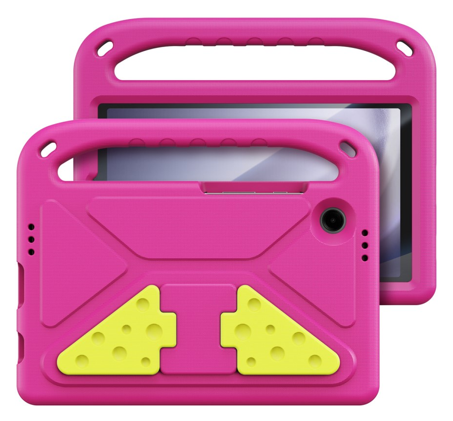 Dux Ducis PUFF Samsung Tab A11 / Tab A9 Kinder Tablethoes met Handvat Roze afbeelding 2