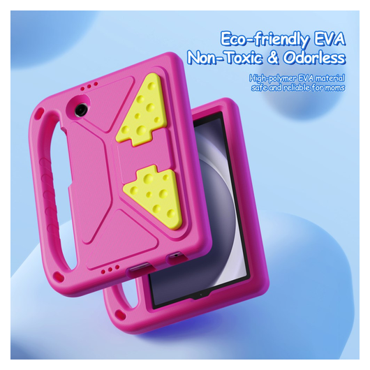 Dux Ducis PUFF Samsung Tab A11 / Tab A9 Kinder Tablethoes met Handvat Roze afbeelding 4