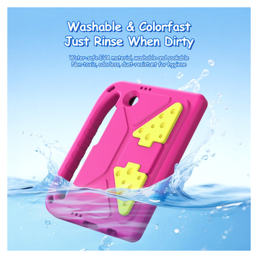 Dux Ducis PUFF Samsung Tab A11 / Tab A9 Kinder Tablethoes met Handvat Roze afbeelding 8