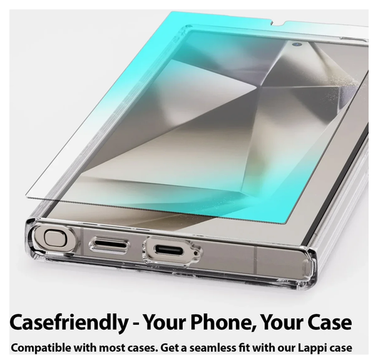Whitestone Dome Glass + 2x EZ Camera protector Galaxy S24 Ultra afbeelding 8