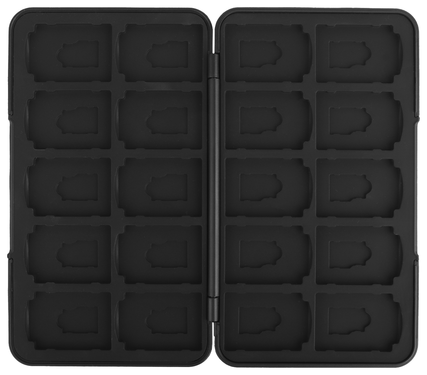 Buddi Sorted Geheugenkaart Organizer 20 SD Kaarten & 20 Micro SD Kaarten Zwart afbeelding 2