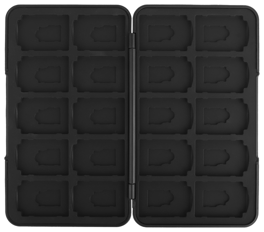 Buddi Sorted Geheugenkaart Organizer 20 SD Kaarten & 20 Micro SD Kaarten Zwart afbeelding 2
