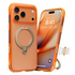 TORRAS Ostand Q3 Air Apple iPhone 17 Pro Max Hoesje 360° MagSafe Stand Oranje