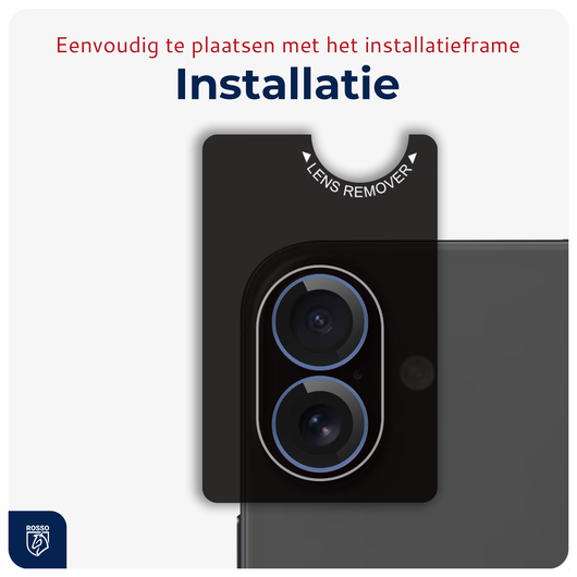 Rosso Apple iPhone 17 Camera Frame Protector Blauw afbeelding 4