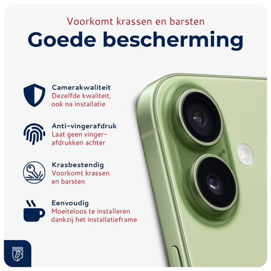 Rosso Apple iPhone 17 Camera Frame Protector Groen afbeelding 2