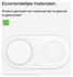 Belkin BoostCharge Pro 2-in-1 Qi2 15W Draadloze MagSafe Oplader Pad Wit afbeelding 6