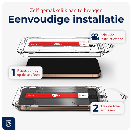 Rosso Samsung Galaxy S26 Plus Privacy Glass met Installatietray Dust Removal afbeelding 2