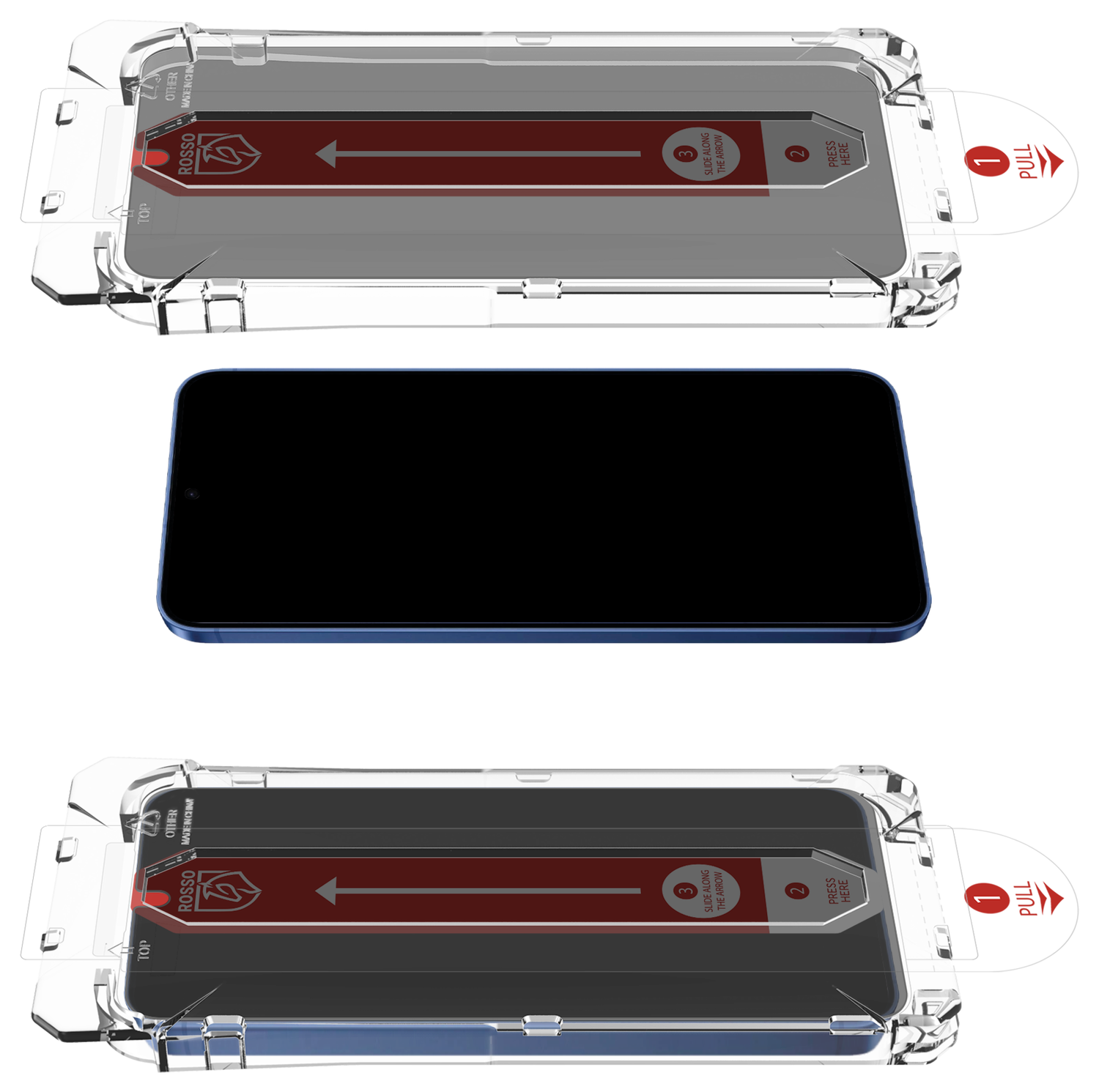 Rosso Samsung Galaxy S26 Privacy Glass met Installatietray Dust Removal afbeelding 8