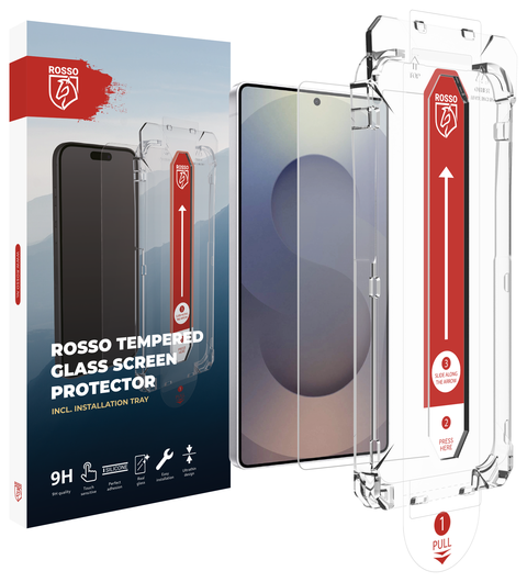 Rosso Samsung Galaxy S26 Ultra Tempered Glass met Installatietray Dust Removal afbeelding 2