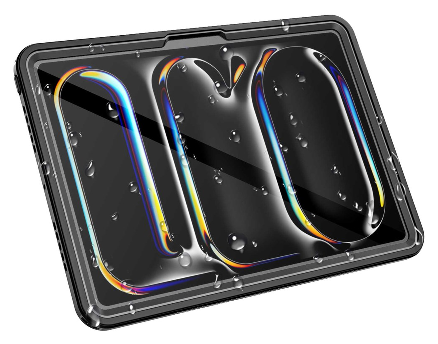 iPad Pro 11 (2024/2025) Hoes Waterdicht Full Protect IP68 Zwart afbeelding 2