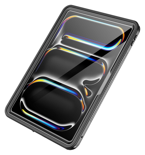 iPad Pro 11 (2024/2025) Hoes Waterdicht Full Protect IP68 Zwart afbeelding 10