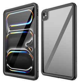 iPad Pro 11 (2024/2025) Hoes Waterdicht Full Protect IP68 Zwart afbeelding