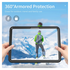iPad Pro 11 (2024/2025) Hoes Waterdicht Full Protect IP68 Zwart afbeelding 5