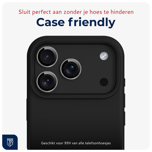 Rosso iPhone 17 Pro / 17 Pro Max Camera Frame Protector Grijs afbeelding 5