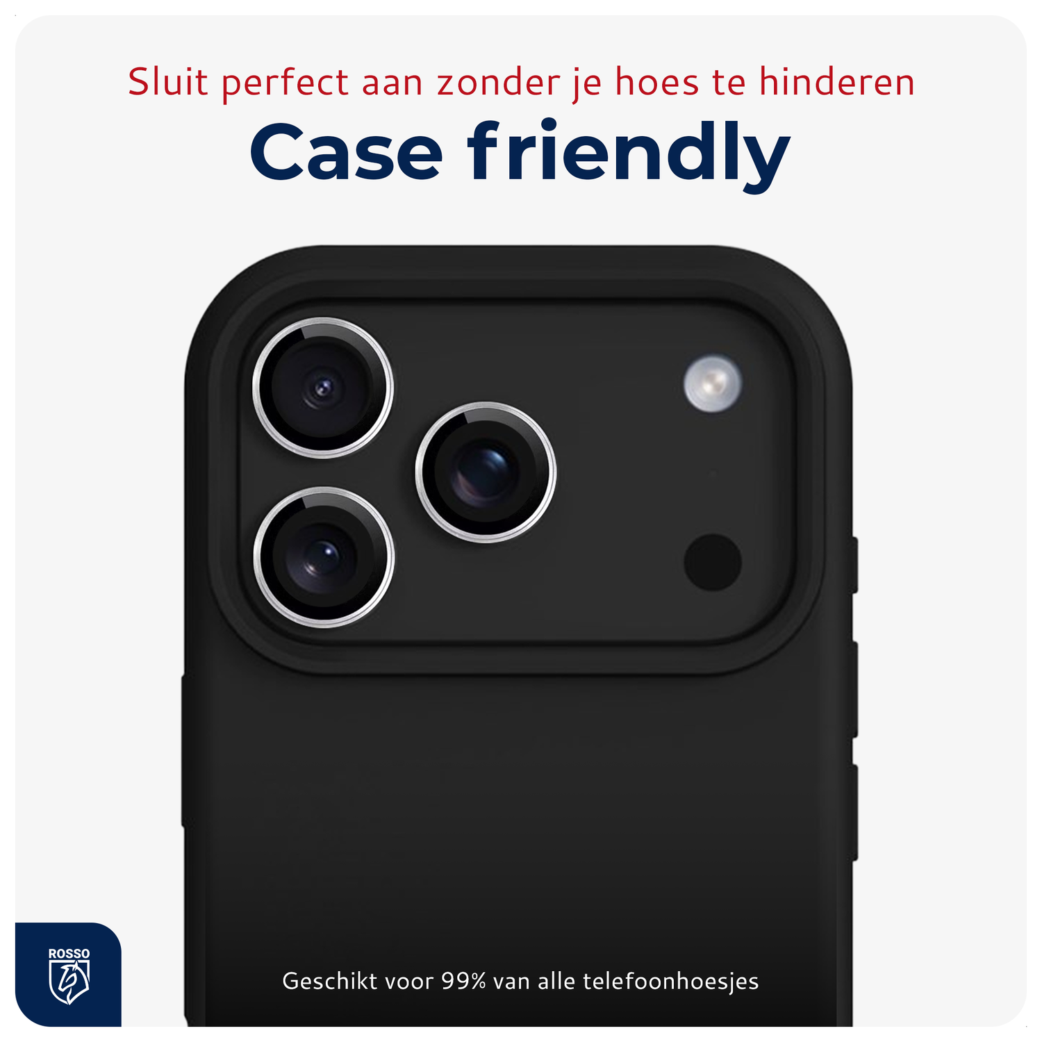 Rosso iPhone 17 Pro / 17 Pro Max Camera Frame Protector Zilver afbeelding 7