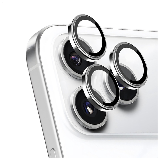 Rosso iPhone 17 Pro / 17 Pro Max Camera Frame Protector Zilver afbeelding 1