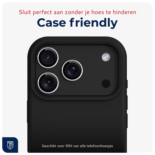 Rosso iPhone 17 Pro / 17 Pro Max Camera Frame Protector Zilver afbeelding 7