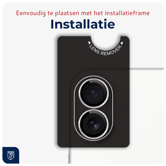 Rosso Apple iPhone 17 Camera Frame Protector Zilver afbeelding 6