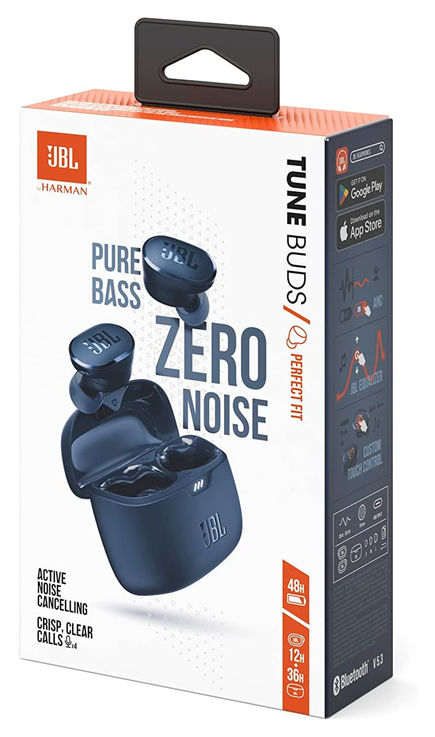 JBL Tune Buds Draadloze Bluetooth Oordopjes met Noise Cancelling Earbuds Blauw afbeelding 9