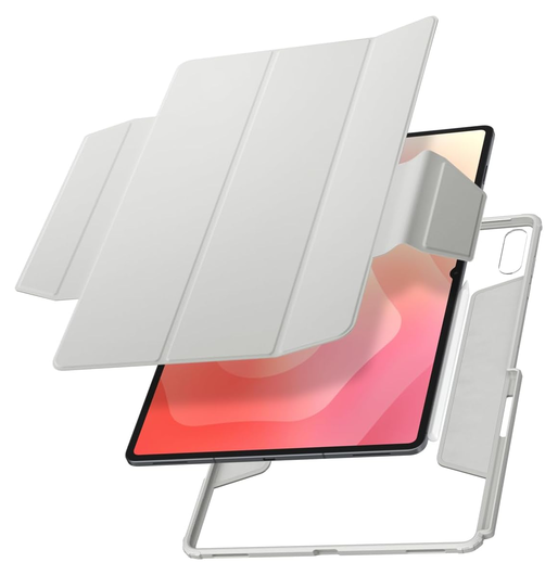 Spigen AirSkin Pro Samsung Galaxy Tab S11 Ultra Hoes Book Case Grijs afbeelding 1