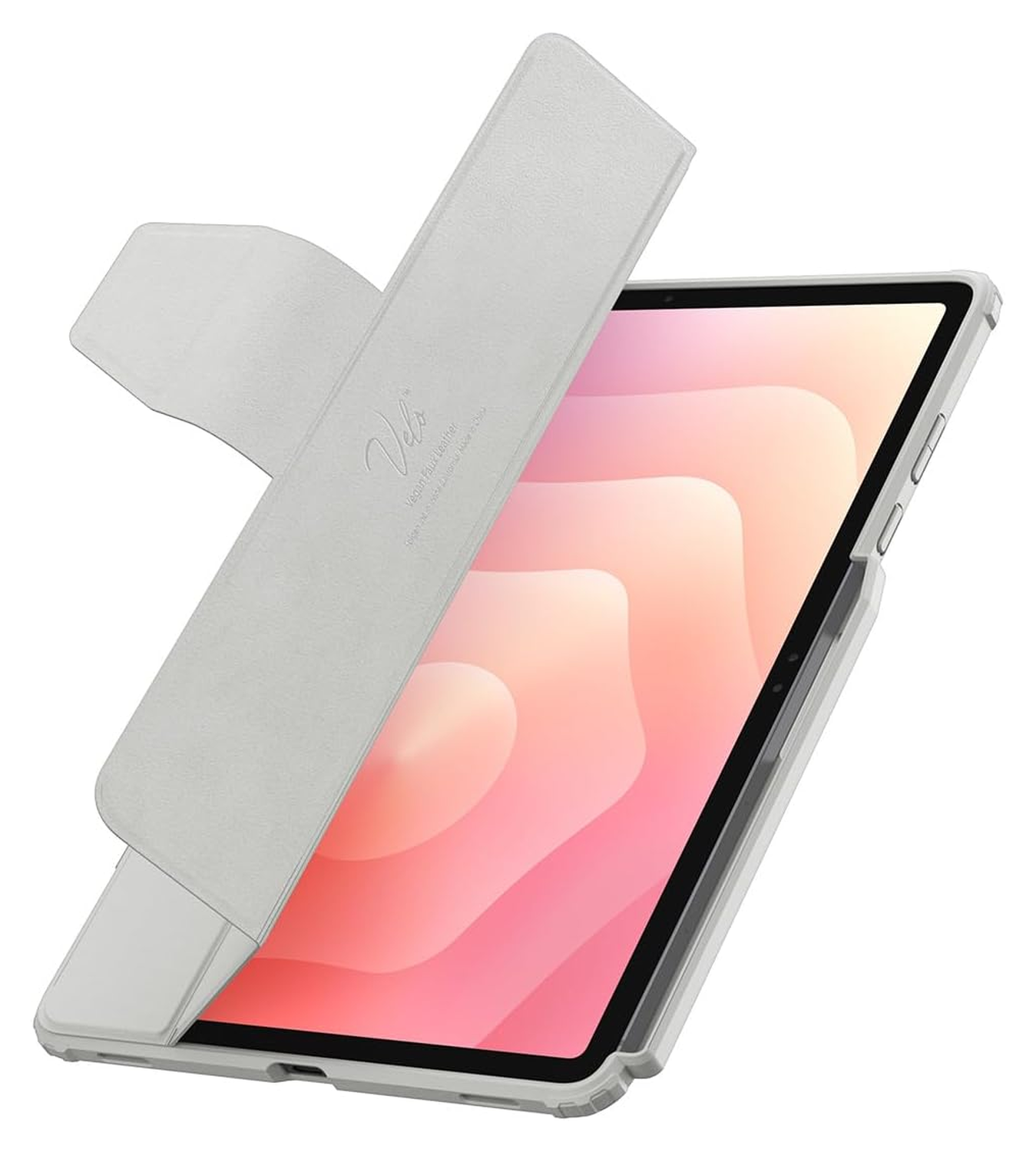 Spigen AirSkin Pro Samsung Galaxy Tab S11 Hoes Book Case Grijs afbeelding 7