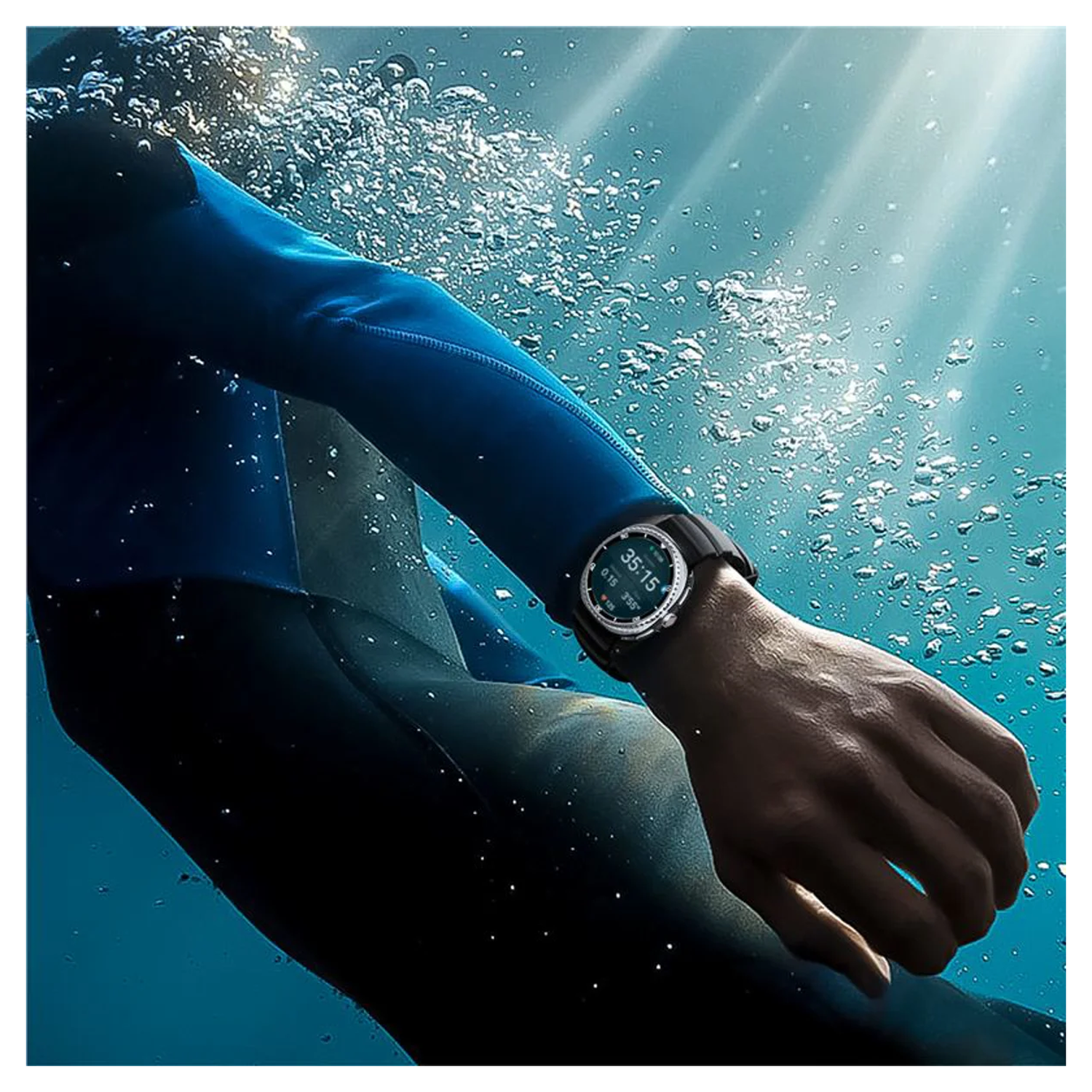 Spigen WBS2 - Samsung Galaxy Watch 8 Siliconen Bandje - Zwart afbeelding 11