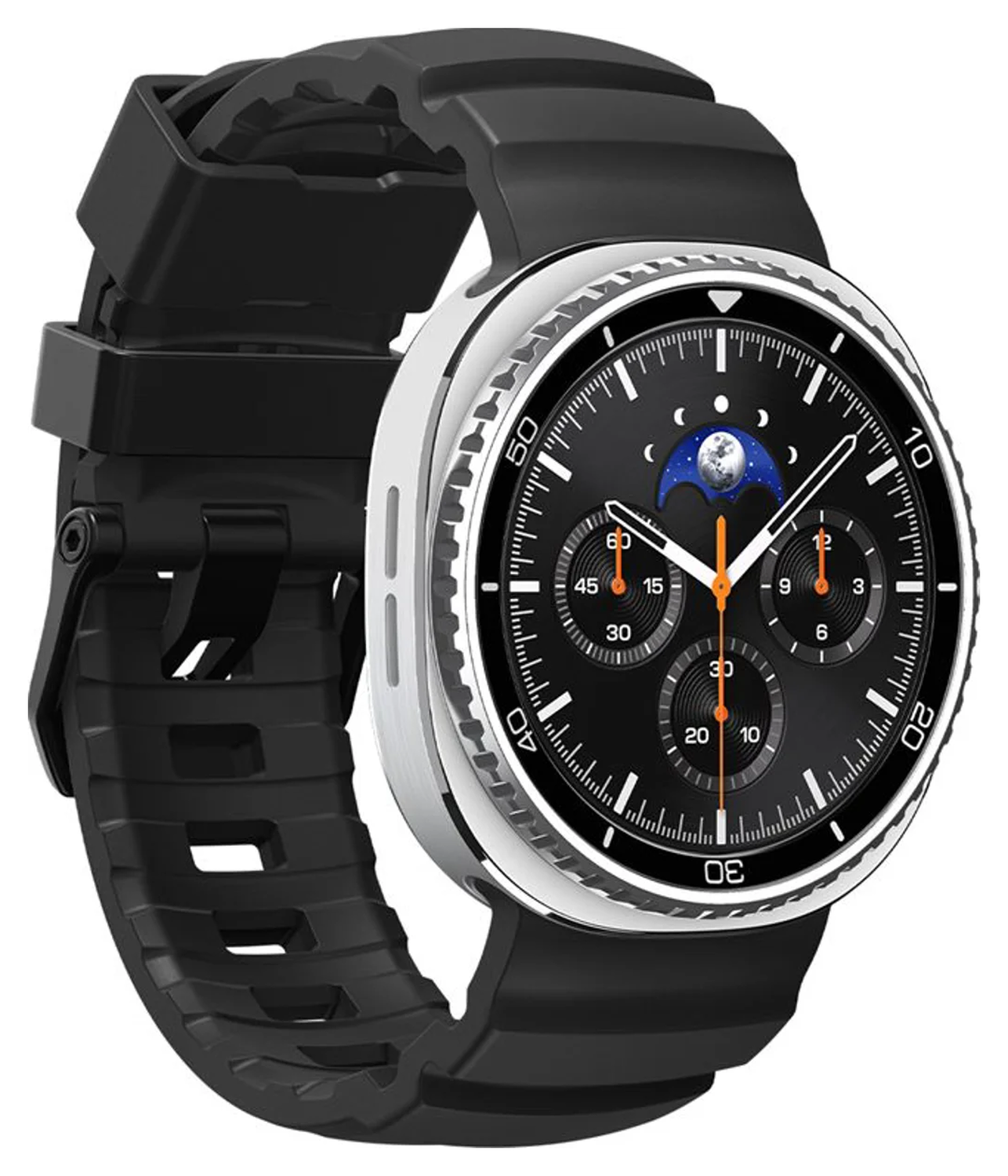 Spigen WBS2 - Samsung Galaxy Watch 8 Siliconen Bandje - Zwart afbeelding 14
