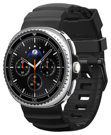 Spigen WBS2 - Samsung Galaxy Watch 8 Siliconen Bandje - Zwart afbeelding