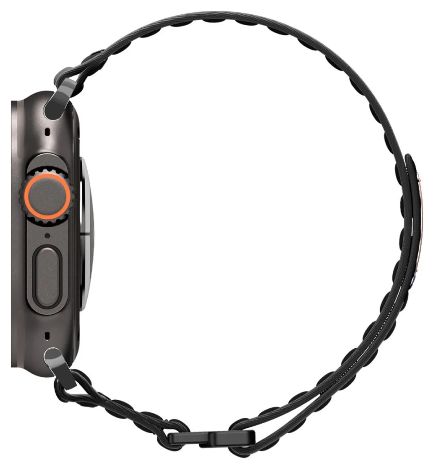 Spigen WBF0 - Apple Watch 1-11/SE/Ultra Bandje - 49/46/45/44/42MM - Zwart afbeelding 3