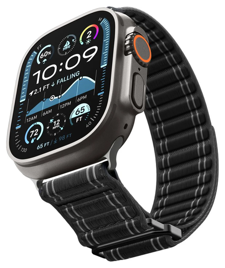 Spigen WBF0 - Apple Watch 1-11/SE/Ultra Bandje - 49/46/45/44/42MM - Zwart afbeelding 12