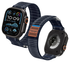 Spigen WBF0 - Apple Watch 1-11/SE/Ultra Bandje - 49/46/45/44/42MM - Blauw afbeelding 1