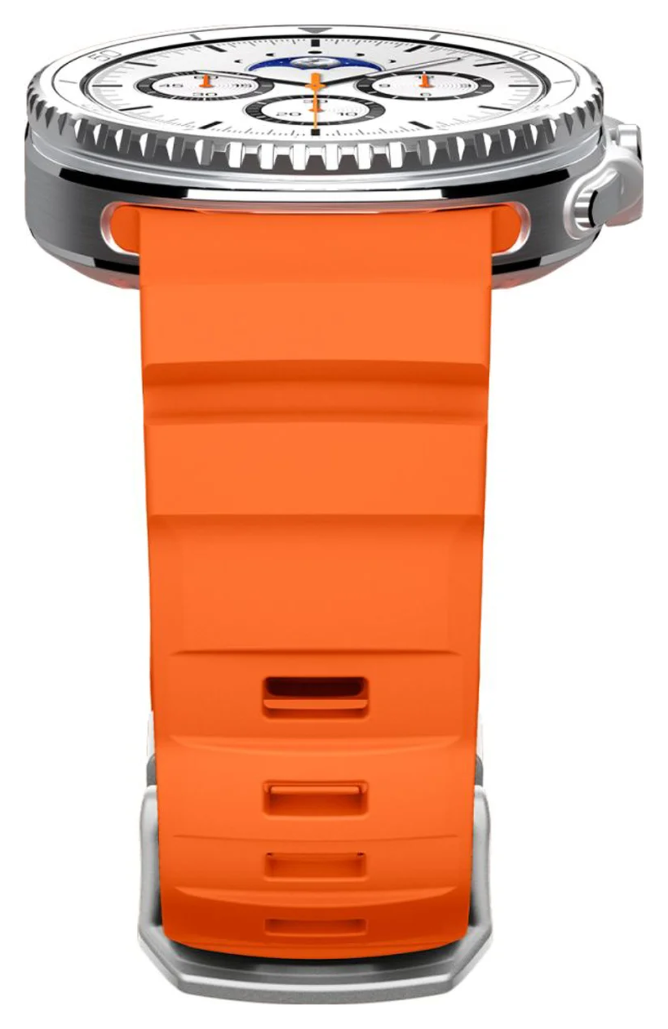 Spigen WBS2 - Samsung Galaxy Watch 8 Siliconen Bandje - Oranje afbeelding 10