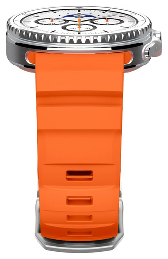 Spigen WBS2 - Samsung Galaxy Watch 8 Siliconen Bandje - Oranje afbeelding 10