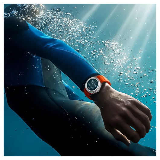 Spigen WBS2 - Samsung Galaxy Watch 8 Siliconen Bandje - Oranje afbeelding 3