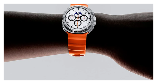 Spigen WBS2 - Samsung Galaxy Watch 8 Siliconen Bandje - Oranje afbeelding 4