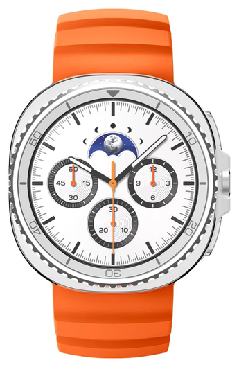 Spigen WBS2 - Samsung Galaxy Watch 8 Siliconen Bandje - Oranje afbeelding 5