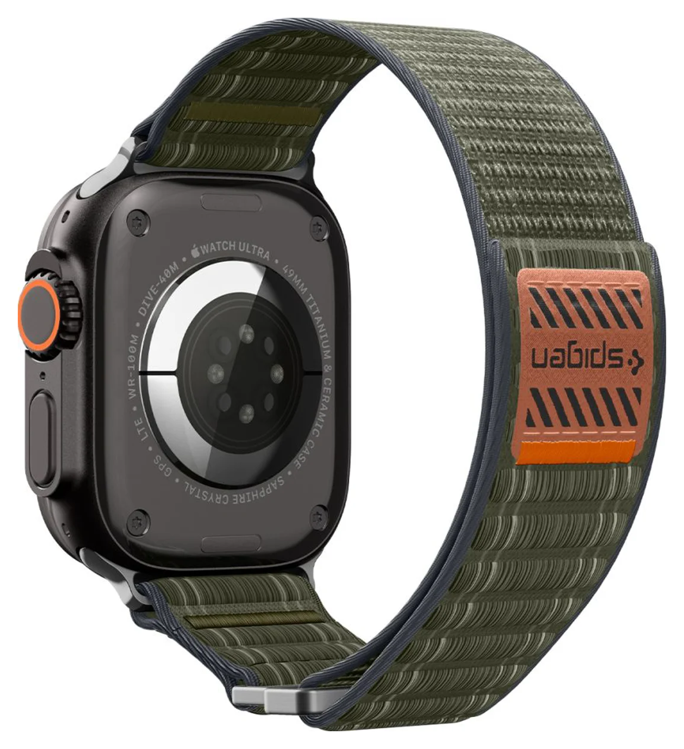 Spigen WBF0 - Apple Watch 1-11/SE/Ultra Bandje - 49/46/45/44/42MM - Groen afbeelding 7